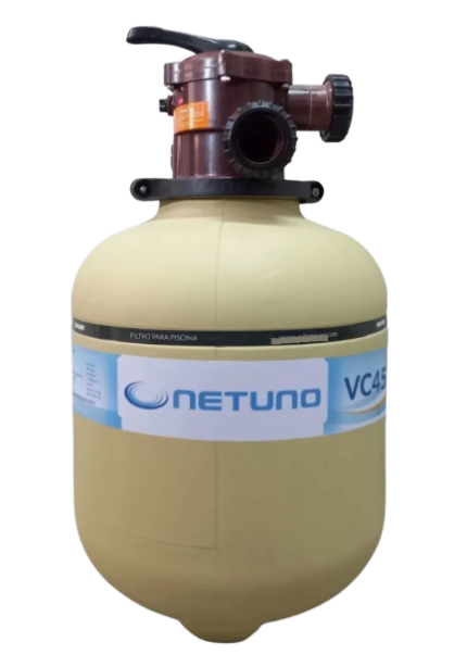 Filtro Para Piscina Até 60 Mil Litros Vc45 - Netuno