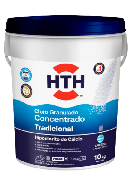 Cloro Para Piscina Hth Granulado 10 kg
