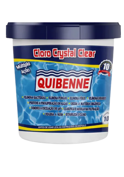Cloro para Piscina 10kg Múltipla Ação 10 em 1 - Quibbene