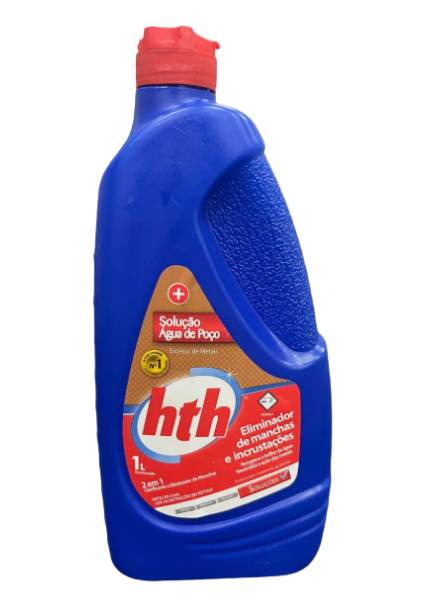 Solução (sos) água de poço clarificante e eliminador de metais 1 L - HTH