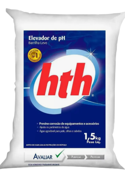 Elevador de Ph Barrilha 1,5 KG - HTH